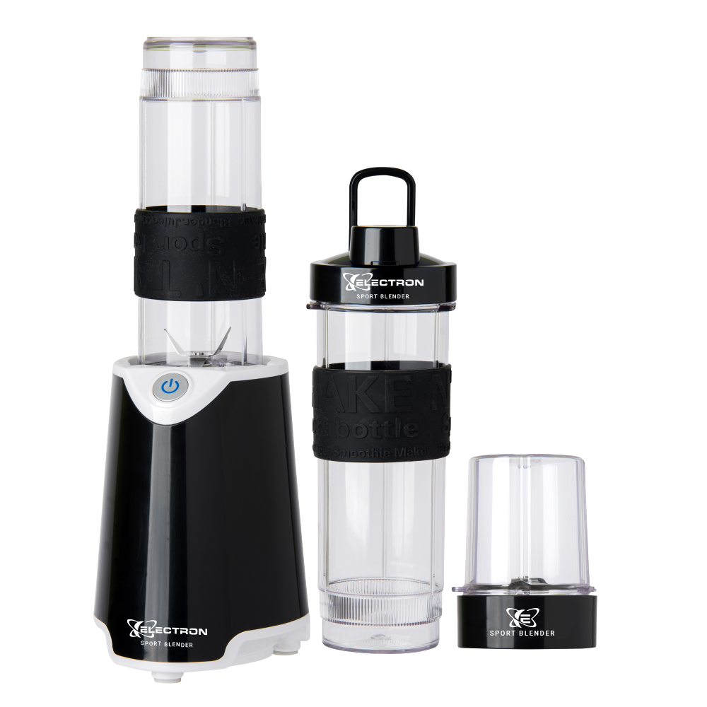 Licuadora Sport 300w 2 Jarros Electron Moledor Grinder Frutos Secos Cafe BA 1600 Negro Electron Chile