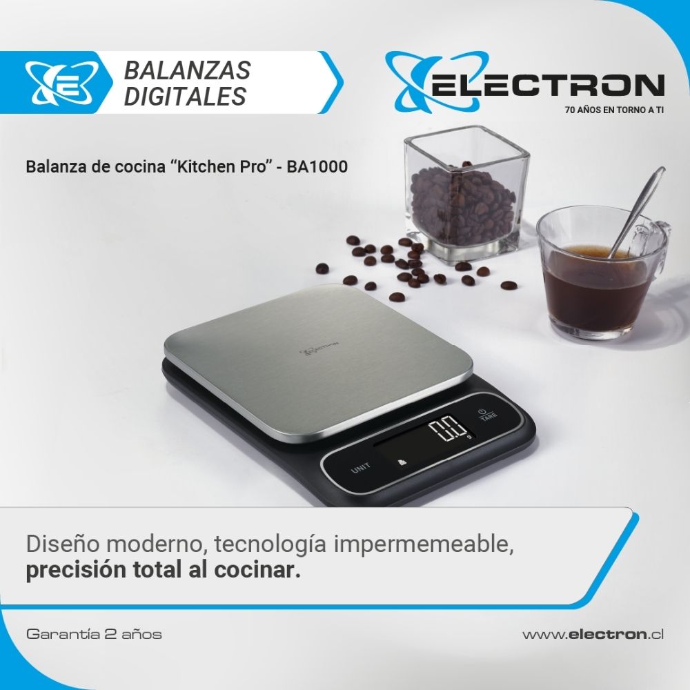 Balanza de Cocina Kitchen Pro - BA1000 / 5Kg.