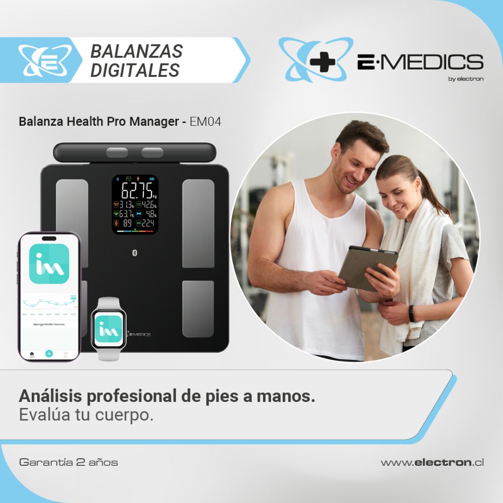 Balanza Inteligente App Bluetooth /  E-Medics Em04