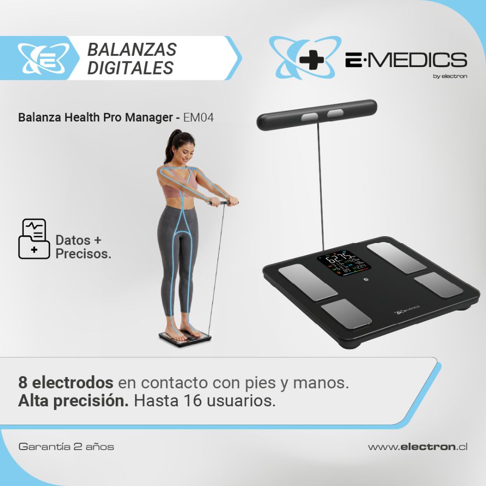 Balanza Inteligente App Bluetooth /  E-Medics Em04