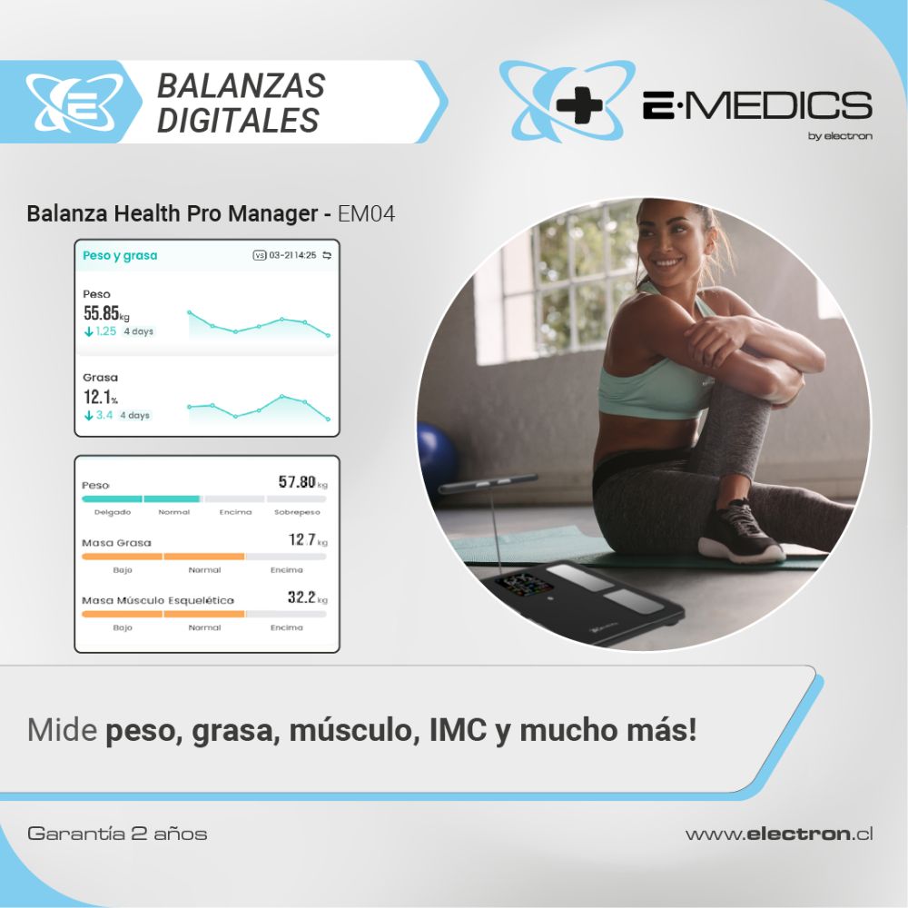 Balanza Inteligente App Bluetooth /  E-Medics Em04