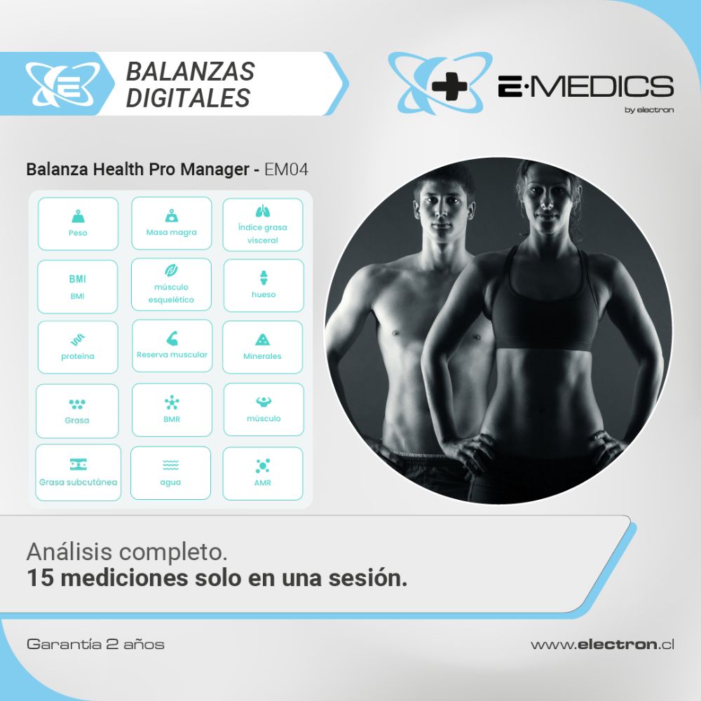 Balanza Inteligente App Bluetooth /  E-Medics Em04