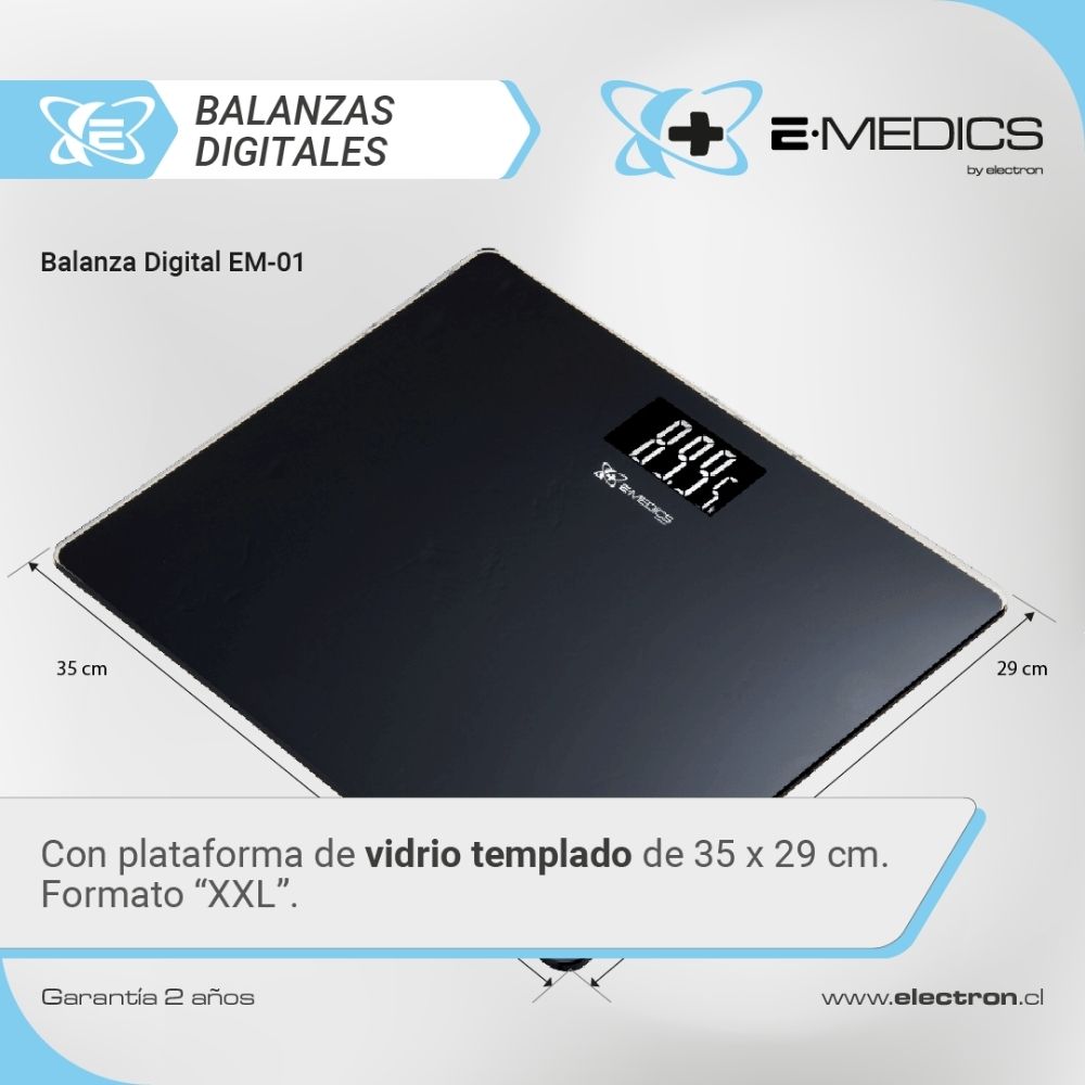 Balanza Digital de Baño - EM-01 Emedics
