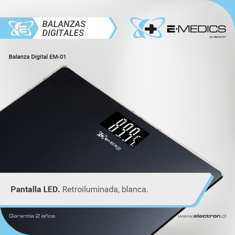 Balanza Digital de Baño - EM-01 Emedics