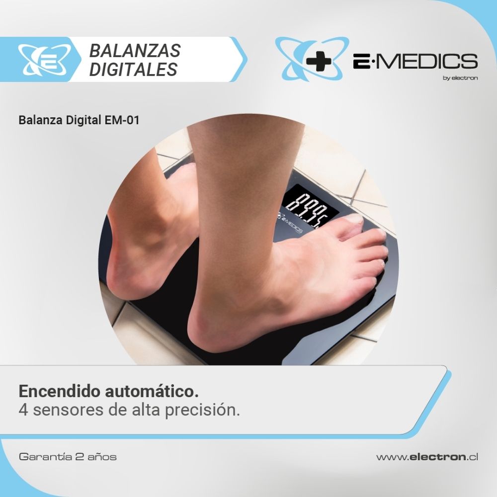 Balanza Digital de Baño - EM-01 Emedics