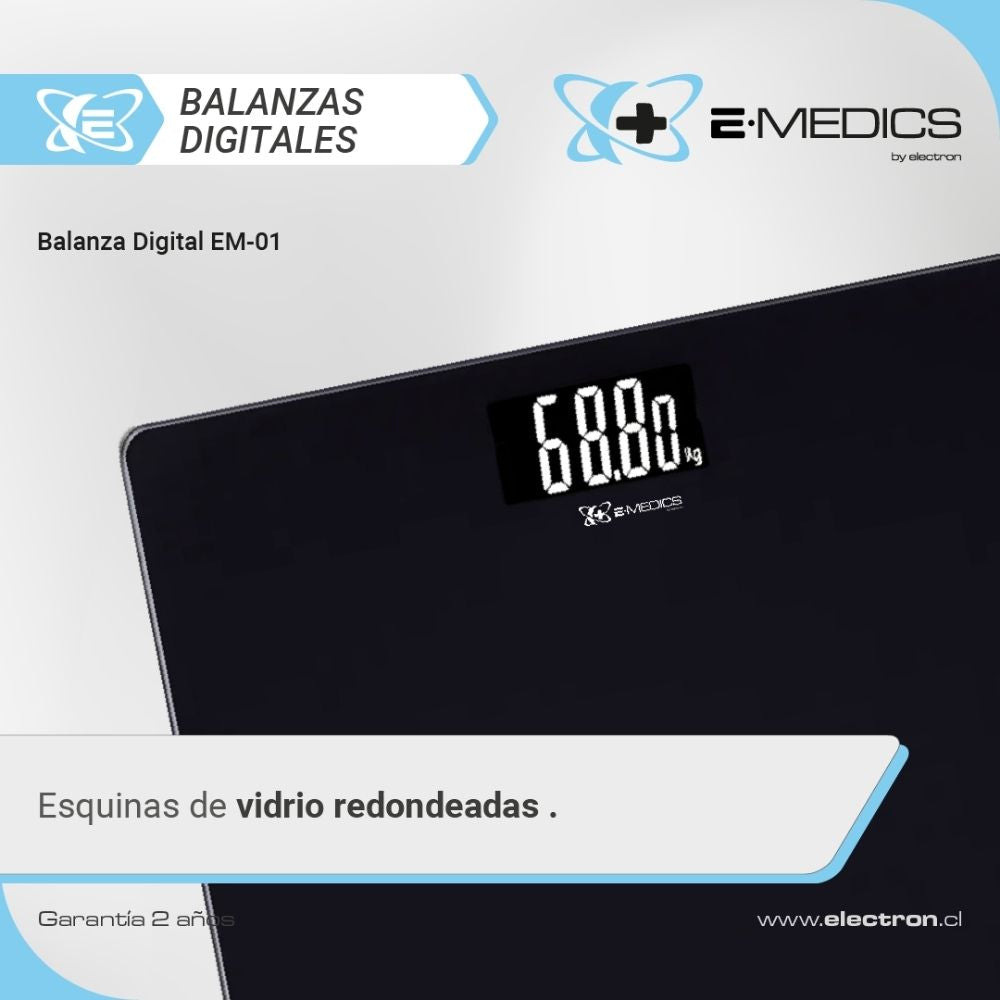 Balanza Digital de Baño - EM-01 Emedics
