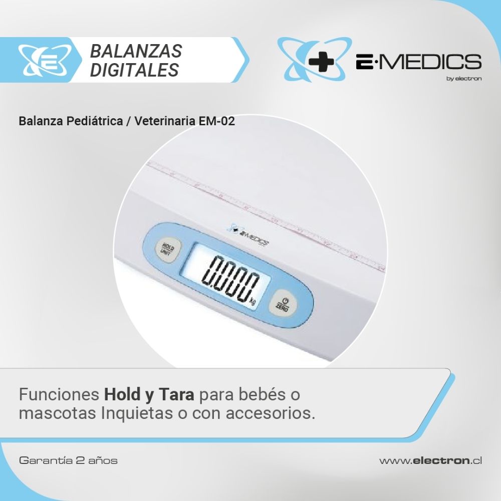 Balanza Digital Pediátrica - Veterinaria / Em-02