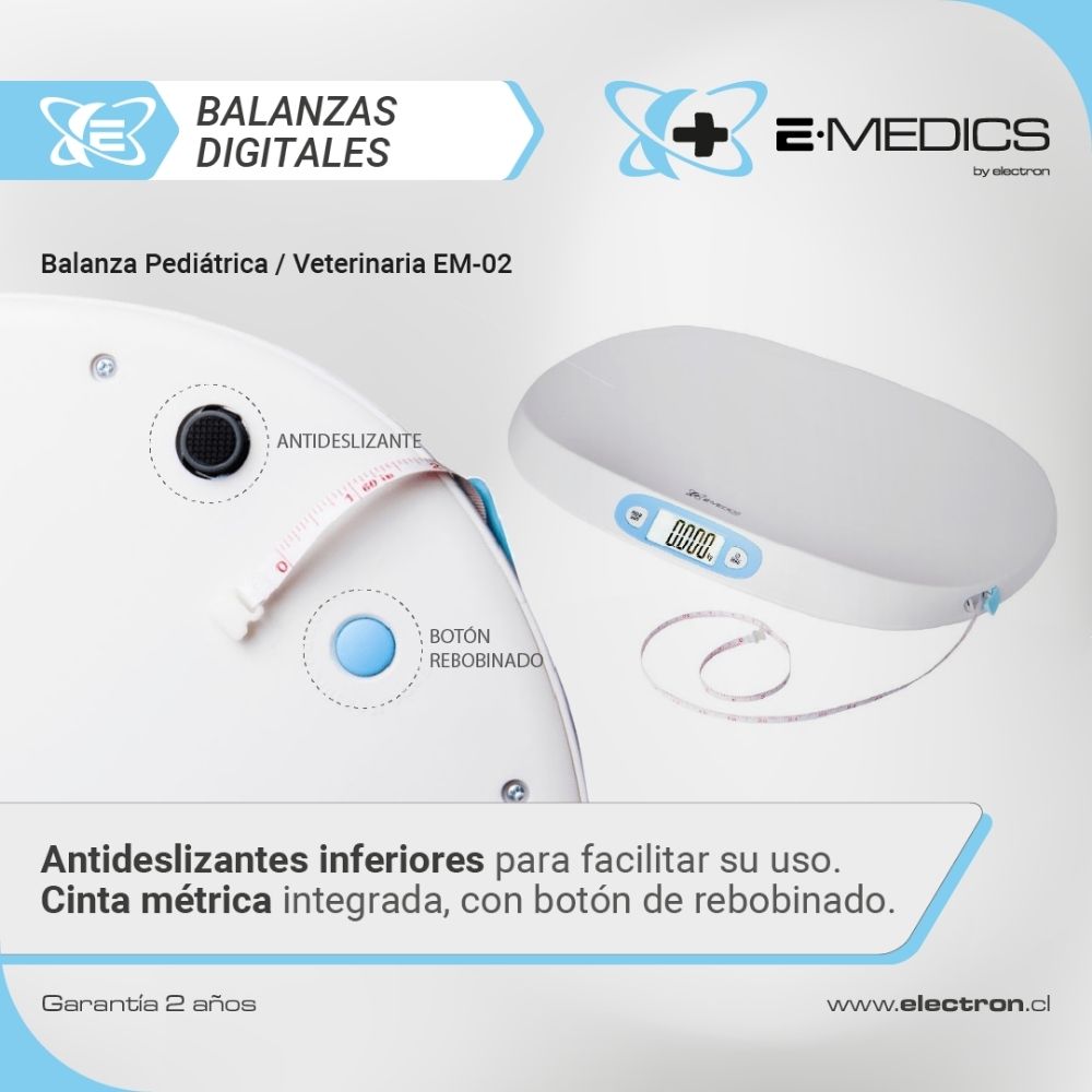 Balanza Digital Pediátrica - Veterinaria / Em-02