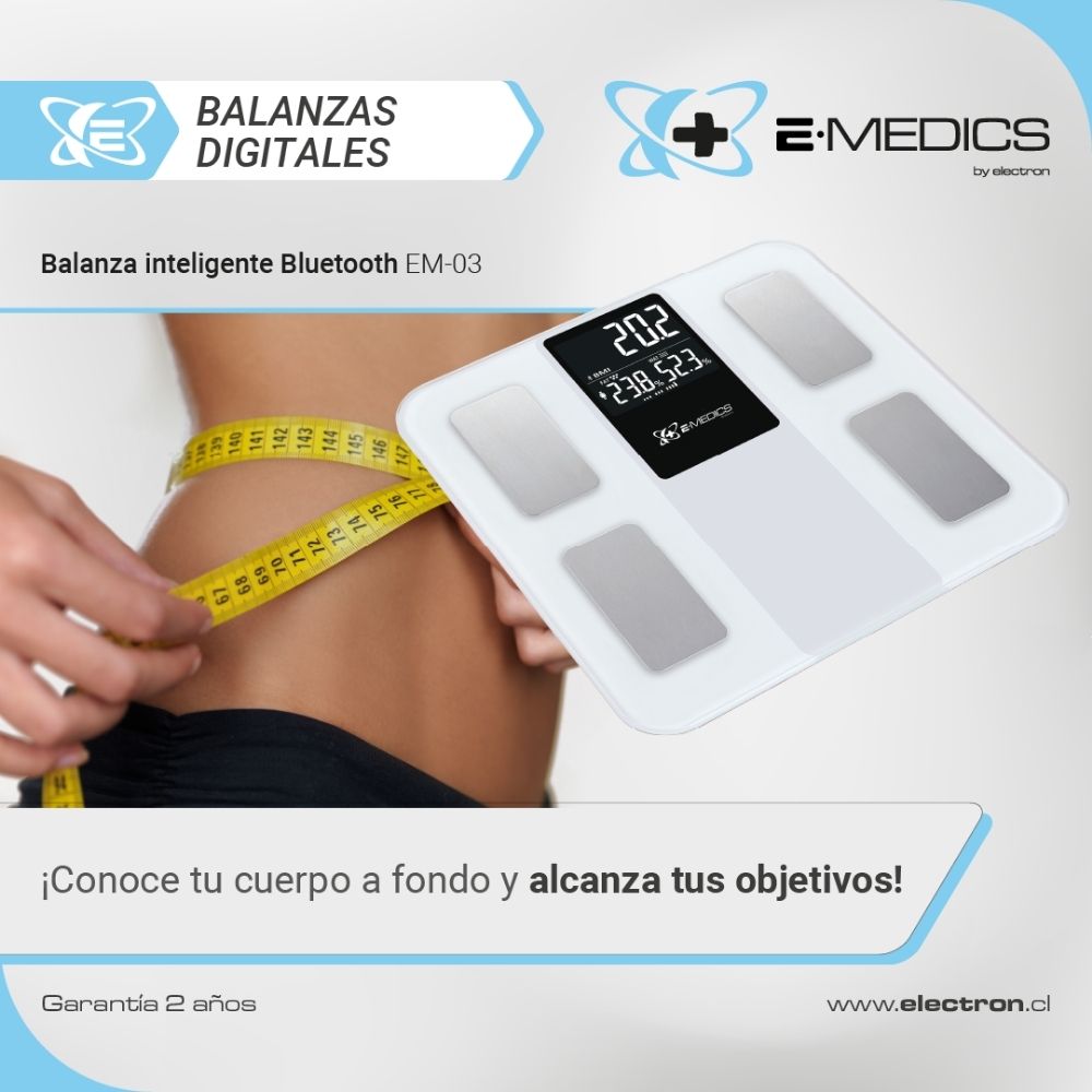Balanza Inteligente App Bluetooth /  E-Medics Em03