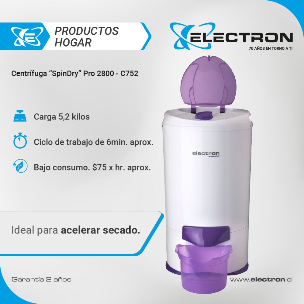 Centrífuga Superior C752 / 5,2 Kg.